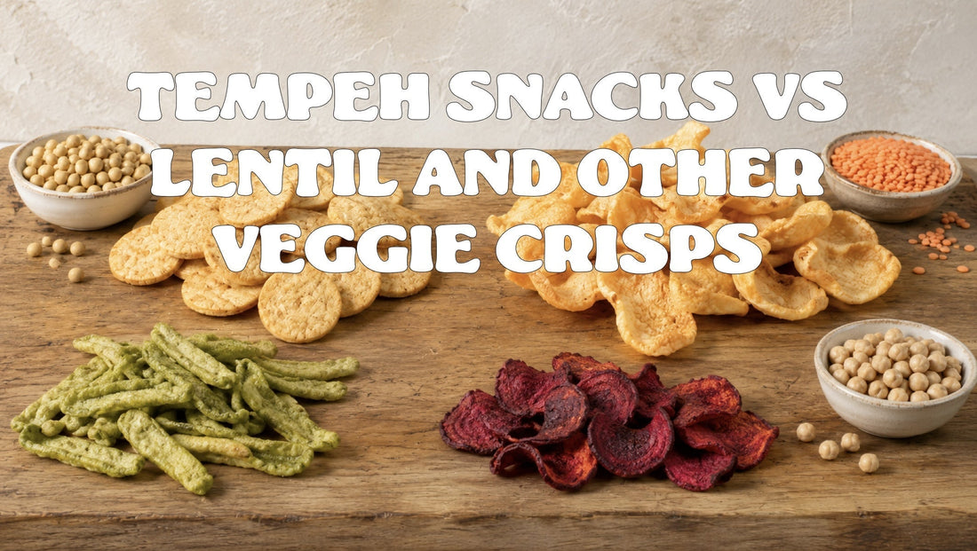 tempeh snacks vs lentil and other veggie crisps